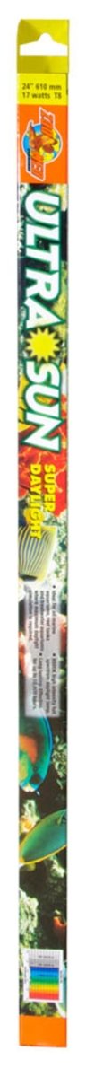 Zoo Med Ultra Sun Trichromatic Super Daylight T8 Lamp White, 1ea/24 in - Pets Perfect