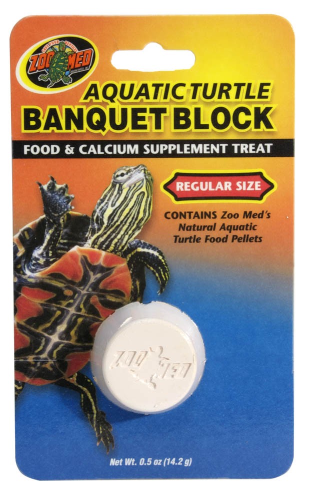 Zoo Med Aquatic Turtle Banquet Block - Regular, Single