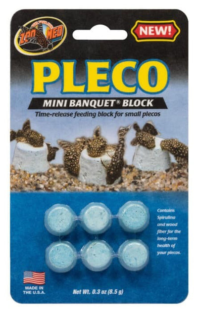 Zoo Med Pleco Banquet Fish Feeding Block Mini