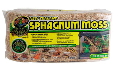 Zoo Med New Zealand Sphagnum Moss Brown 0.3 Lb