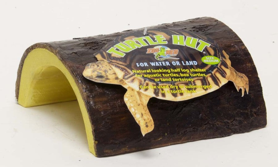 Zoo Med Turtle Hut Brown/Yellow, Medium