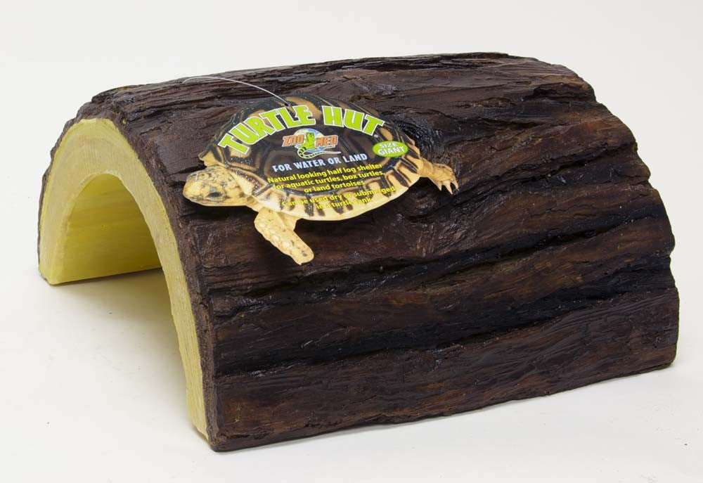 Zoo Med Turtle Hut - Giant Brown/Yellow Reptile Hide