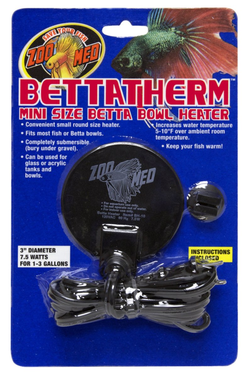Zoo Med BettaTherm Beta Bowl Aquarium Heater 1ea - Pets Perfect