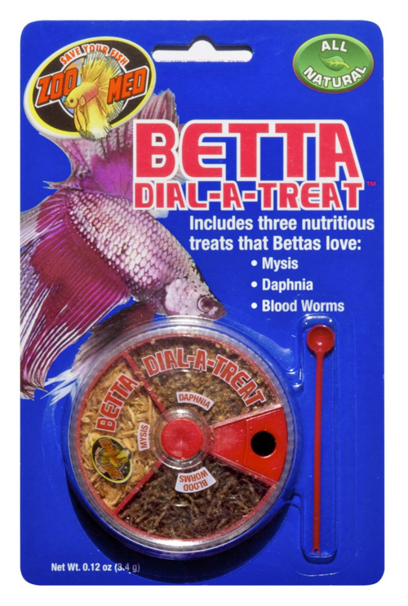 Zoo Med Betta Dial-A-Treat Freeze-Dried Fish Food, 0.12 oz - Pets Perfect