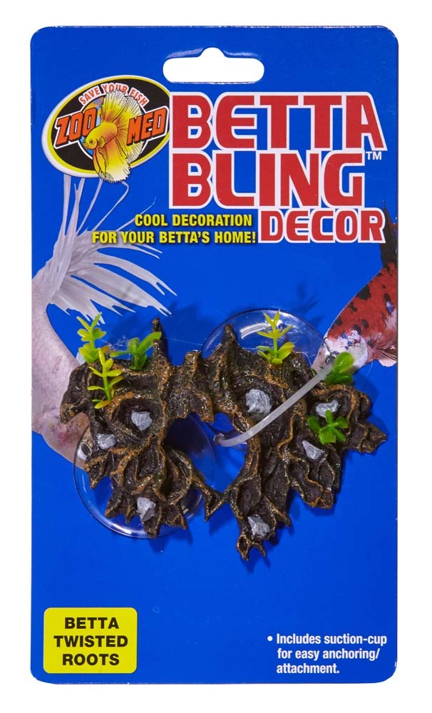 Zoo Med Betta Bling Twisted Roots, Brown, Green