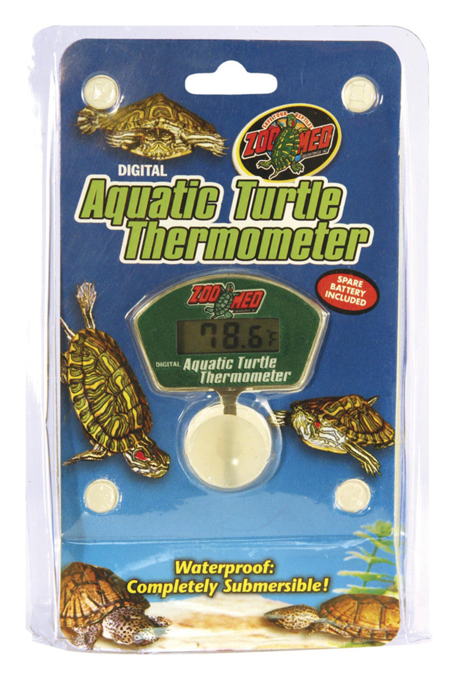 Zoo Med Digital Aquatic Turtle Thermometer - Green