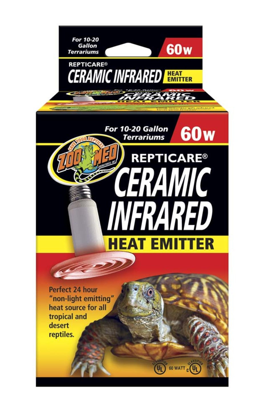 Zoo Med ReptiCare Ceramic Infrared Heat Emitter, 60W