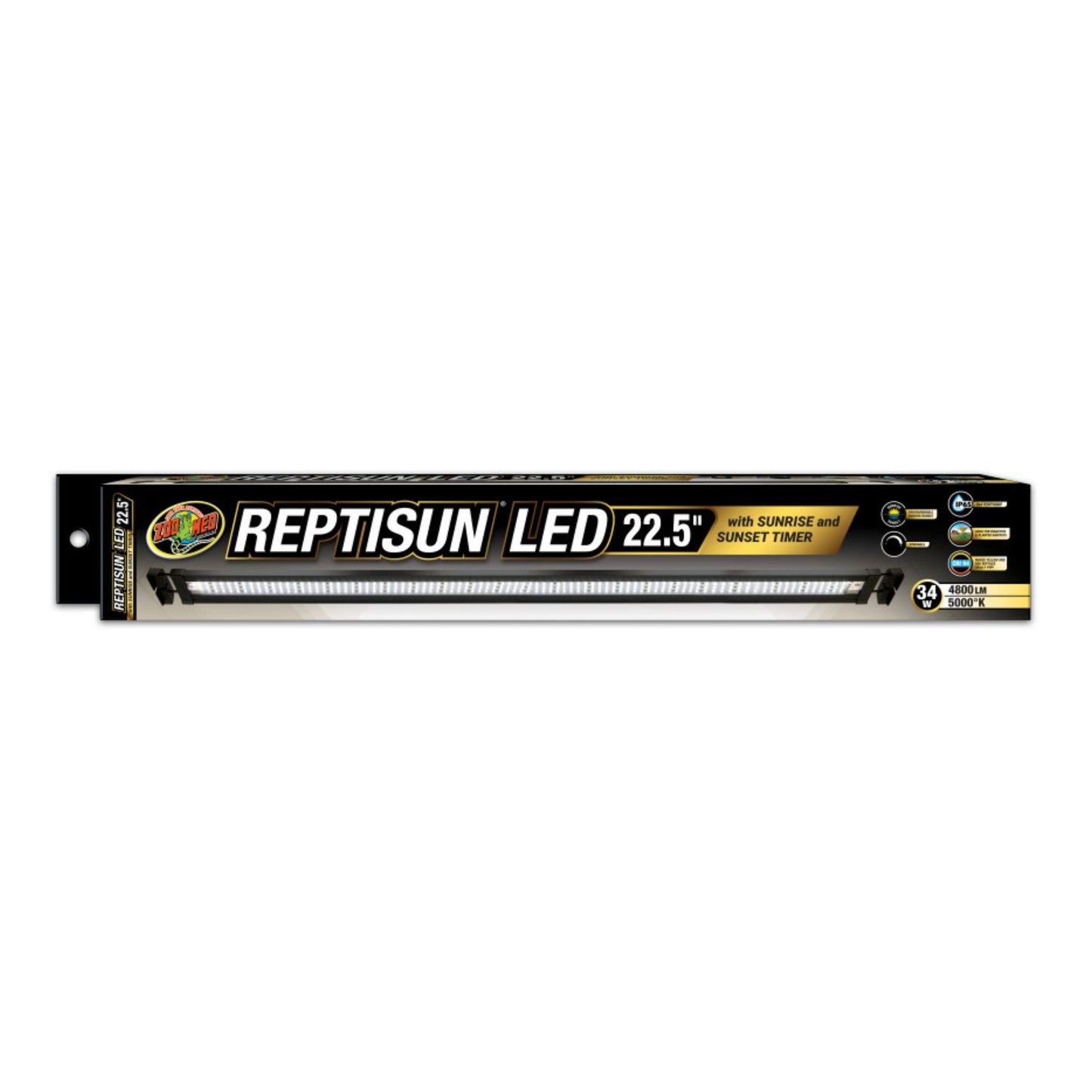 Zoo Med ReptiSun LED Terrarium Hood with Sunrise/Sunset Timer, 22.5 in, 34W