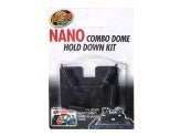 Zoo Med Hold Down Kit for Nano Combo Dome Lamp Fixture - Black - Pets Perfect
