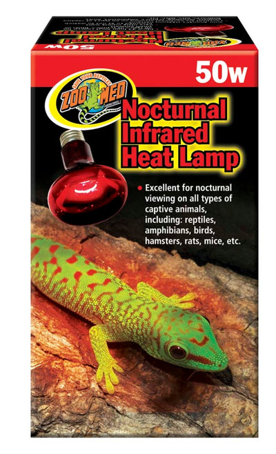 Zoo Med Nocturnal Infrared Heat Lamp, 50W