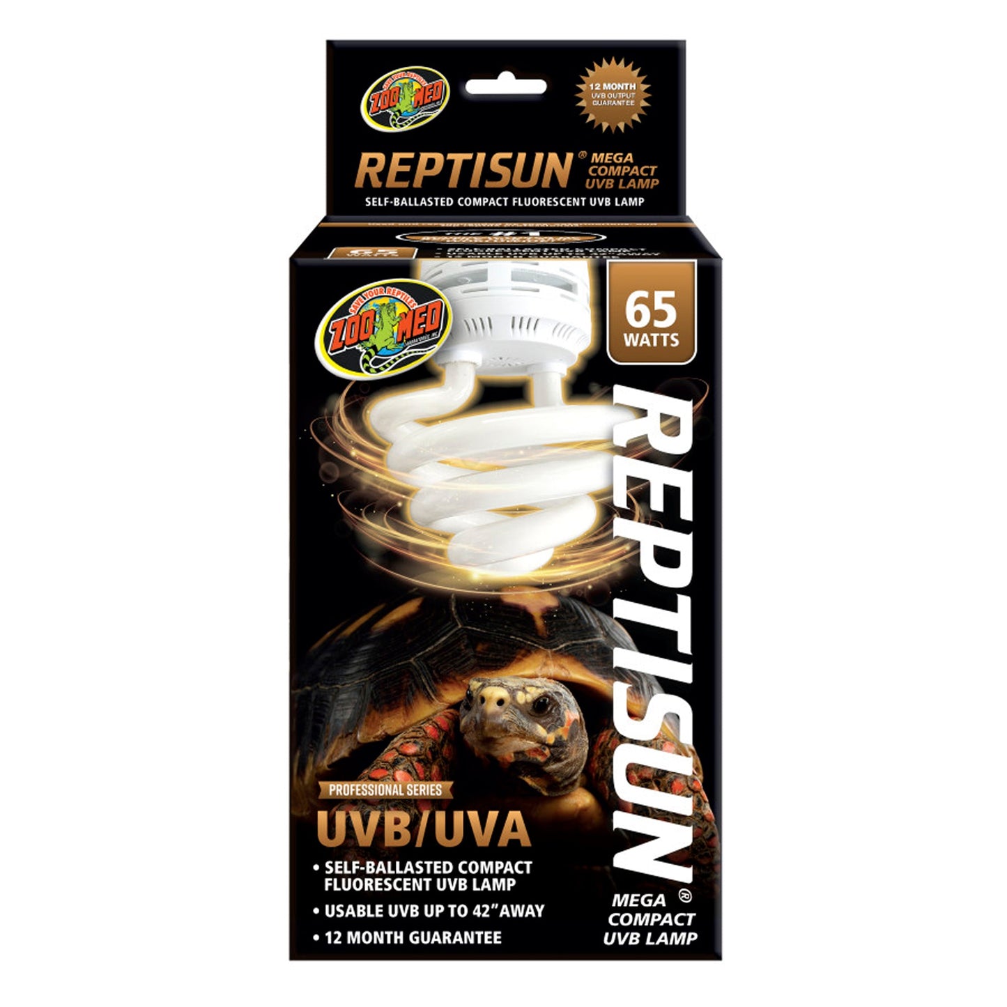 Zoo Med ReptiSun Mega Compact UVB/UVA Lamp, 65W