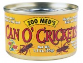 Zoo Med Can O' Adult Crickets Reptile Wet Food, 1.2 oz