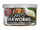 Zoo Med Can O' Silkworms Reptile Feeder Insects, 1.2 oz