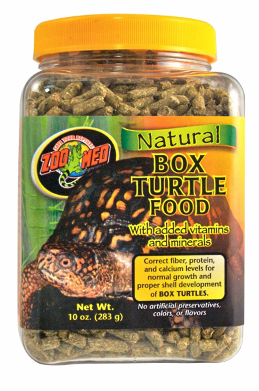 Zoo Med Natural Box Turtle Pellet Food, 10 oz
