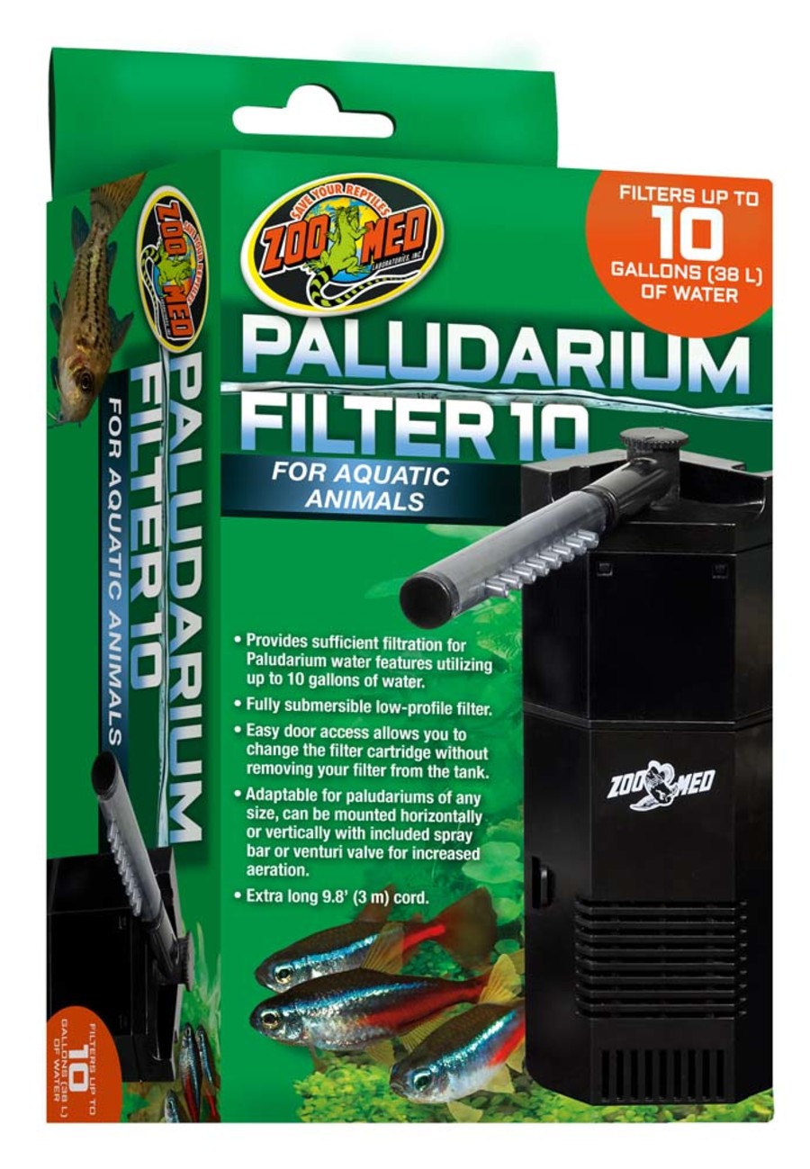 Zoo Med Paludarium 10 Internal Aquarium Filter Black