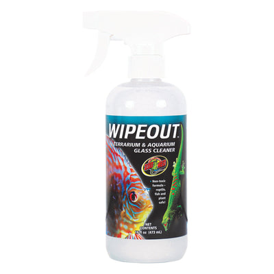 Zoo Med WipeOut Terrarium Aquarium Glass Cleaner 16 oz