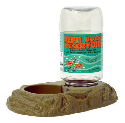 Zoo Med Repti Rock Reservoir, Green, Clear, 22 oz