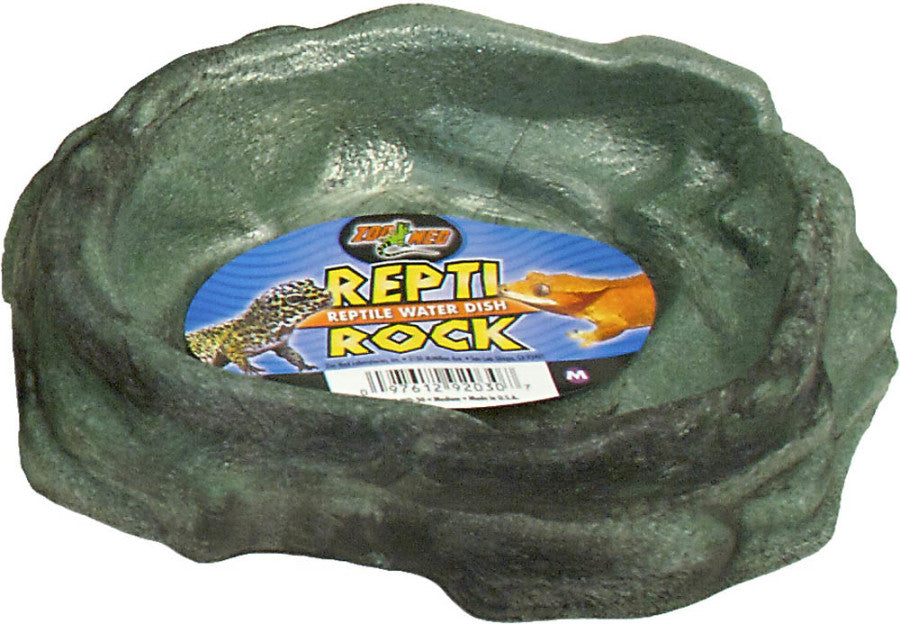 Zoo Med Repti Rock Water Dish - Assorted, Medium, 1 ea