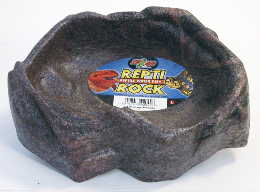Zoo Med Repti Rock Water Dish - Assorted, Large, 1 ea