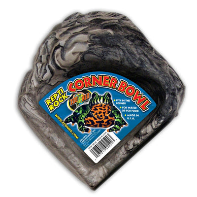 Zoo Med Repti Rock Corner Bowl Water Dish Assorted, Small