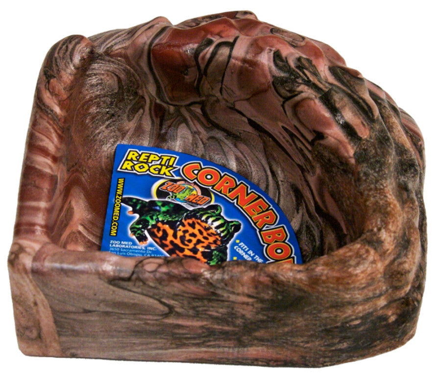Zoo Med Repti Rock Corner Bowl - Assorted, Small, 1 ea