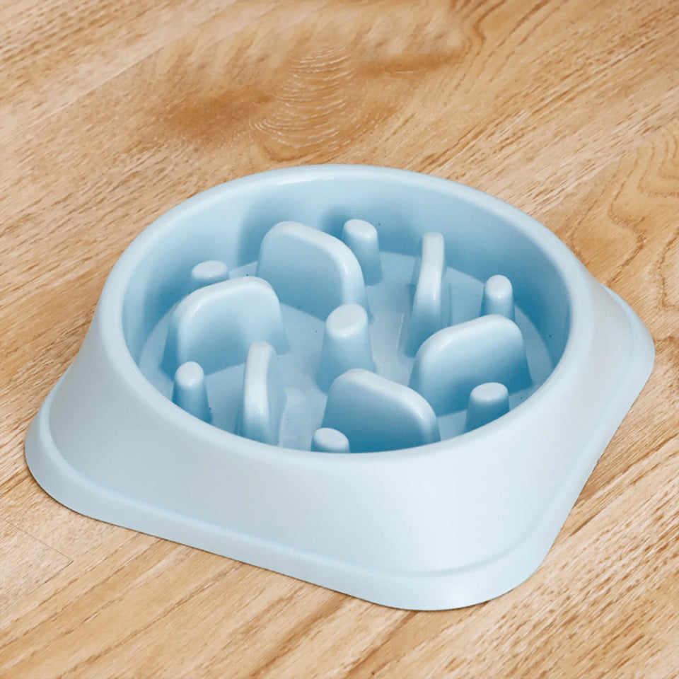 Threaded Pear Slow-Feeder Dog Bowl 1.5 Cup Capacity, Green, view 2