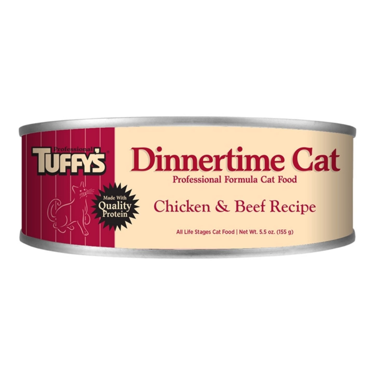 Tuffy's Cat Professional Dinnertime Chicken & Beef, 5.5 oz 24 ct