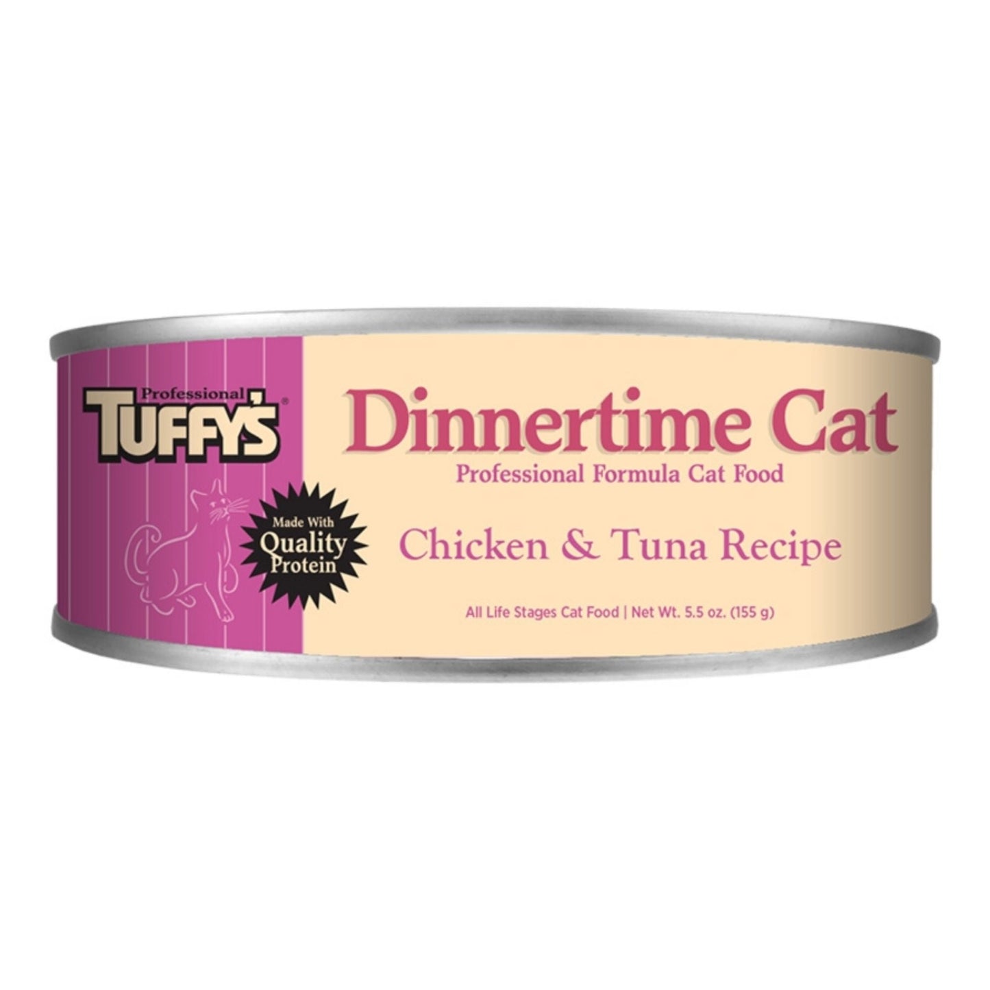 Tuffy's Cat Professional Dinnertime Chicken & Tuna, 5.5 oz 24 ct