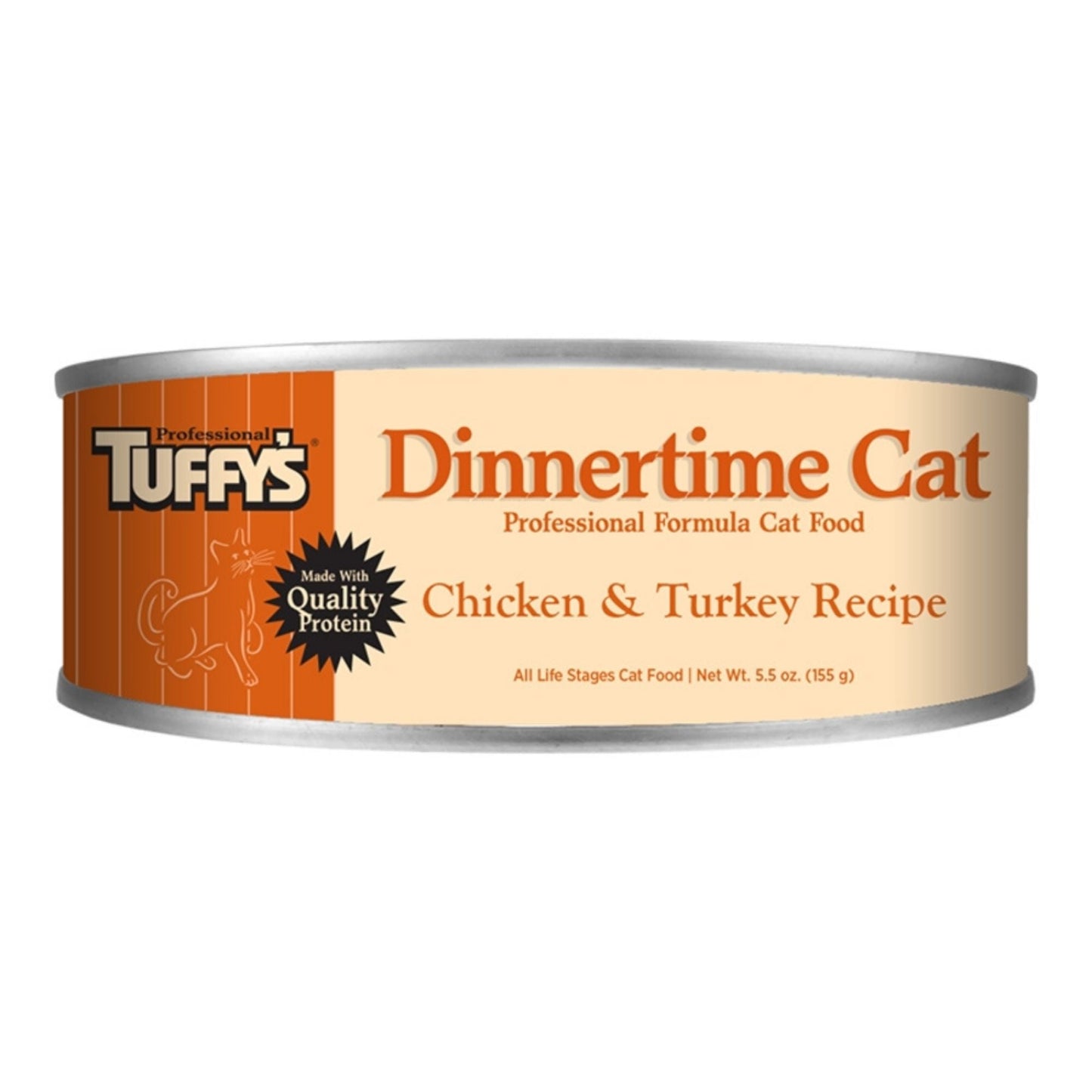 Tuffy's Cat Professional Dinnertime Chicken & Turkey, 5.5 oz 24 ct