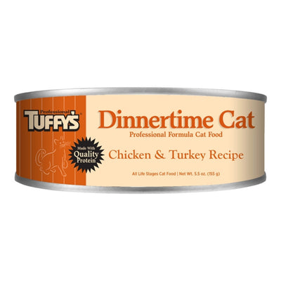 Tuffy's Cat Professional Dinnertime Chicken & Turkey 5.5oz. (Case of 24)