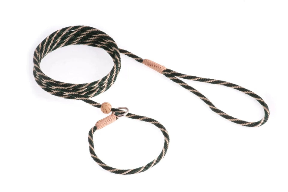 Nylon Slip Lead With Stopper (6 ft x 1/8 in or 4 mm) - Pets Perfect