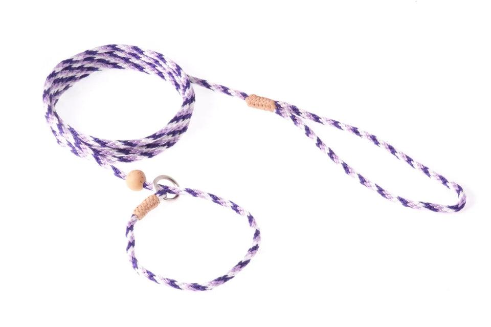 Nylon Slip Lead With Stopper (6 ft x 1/8 in or 4 mm) - Pets Perfect