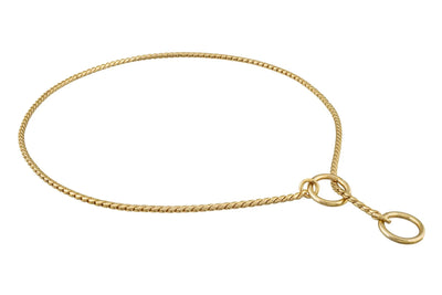 Slip Snake Show Chain Dog Collar (18 in x 2.4 mm) - Pets Perfect