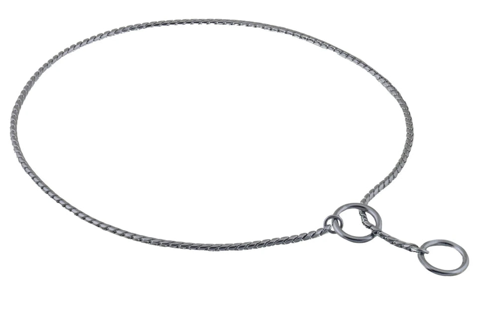 Slip Snake Show Chain Dog Collar (20 in x 3.0 mm) - Pets Perfect