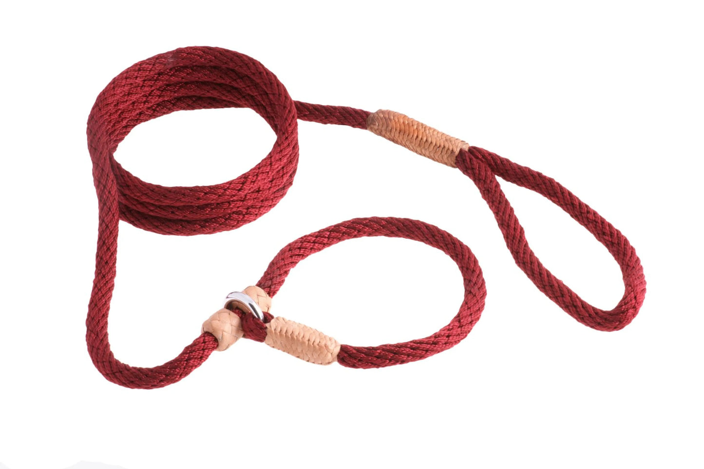 Nylon Slip Leash With 2 Stoppers (6ft x 5/16in or 8mm)