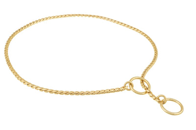 Slip Snake Show Chain Dog Collar (20 in x 3.8 mm) - Pets Perfect