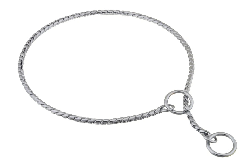Slip Snake Show Chain Dog Collar (16 in x 5.5 mm) - Pets Perfect