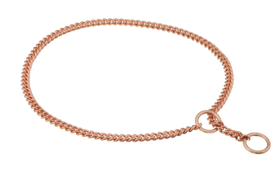 Slip Curve Show Chain Dog Collar (24 in x 1.4 mm) - Pets Perfect