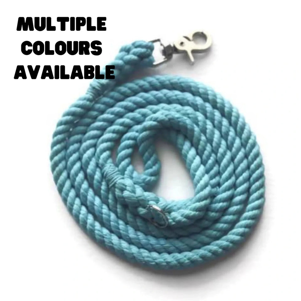 Single Color Rope Dog Leash - Pets Perfect