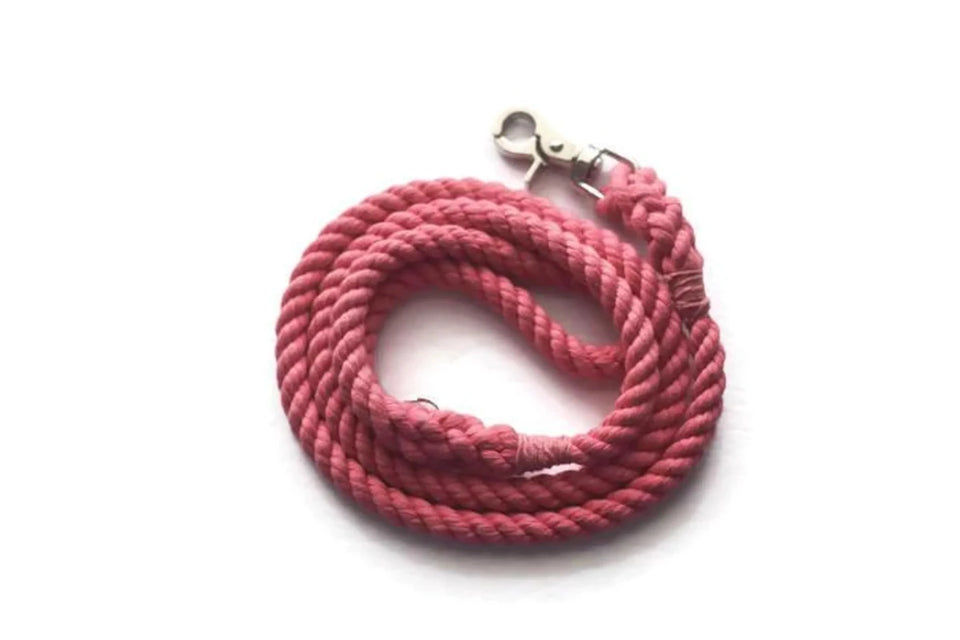 Single Color Rope Dog Leash - Pets Perfect