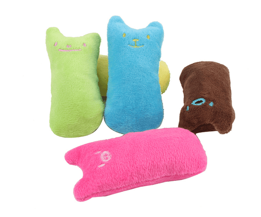 Interactive Catnip Cat Pillow Toy - Fun And Safe Pet Chew Toy To Reduce Boredom And Anxiety