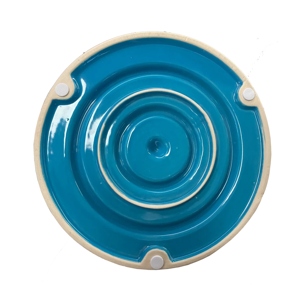 Pet Ceramic Slow-Feeder Bowl - Pets Perfect