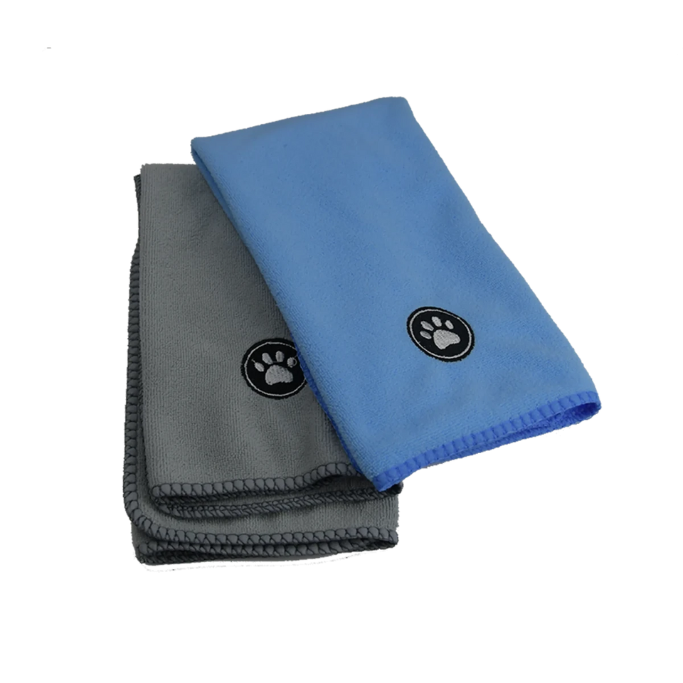 Pet Microfiber Towel Set (2 Pieces) - Pets Perfect
