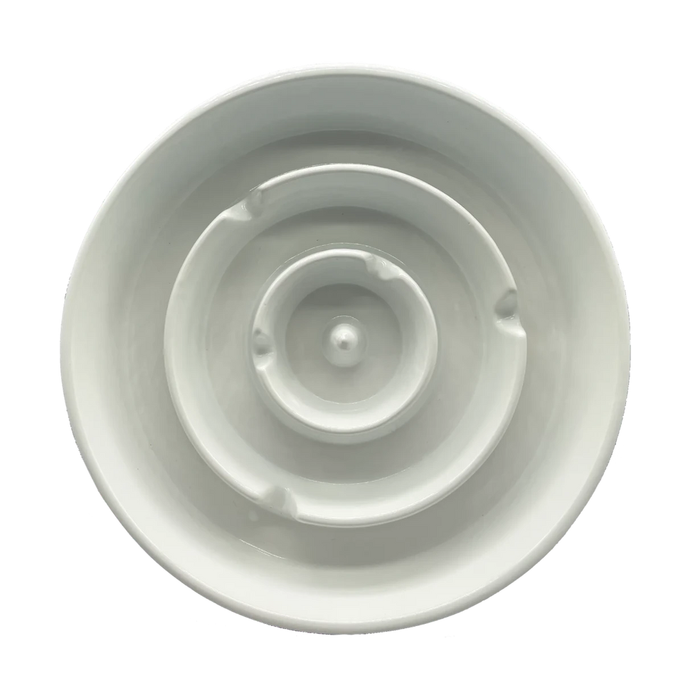 Pet Ceramic Slow-Feeder Bowl - Pets Perfect