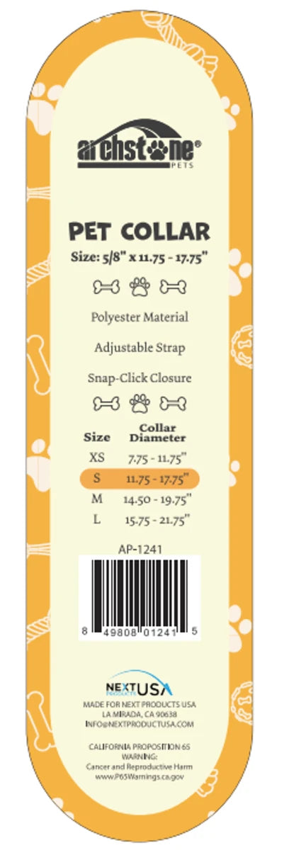 Pet Collars (Pupcorn Print Style) - Pets Perfect