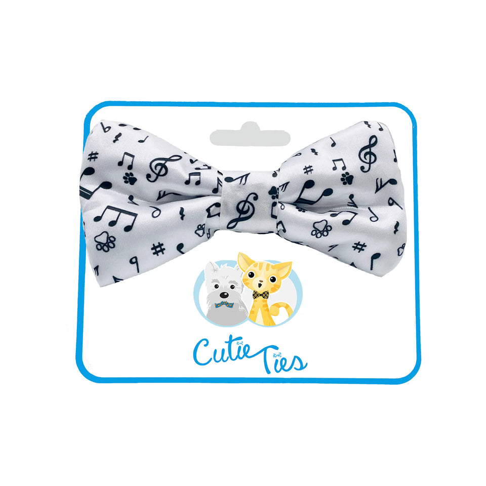Cutie Ties Dog Bow Tie - Fun Print Dog Collar Accessory, view 26