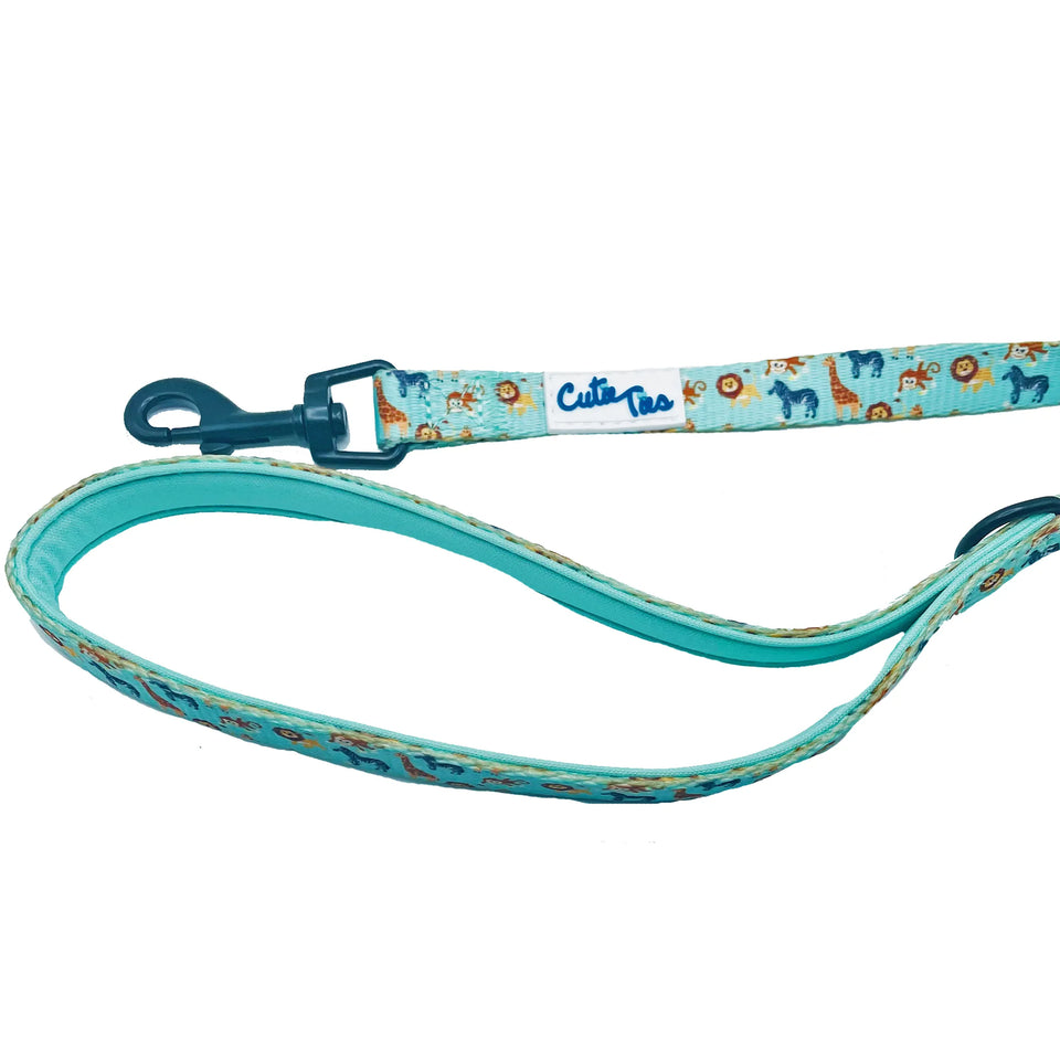 Cutie Ties Fun Design Dog Leash, Zoo furiends/LARGE, view 14