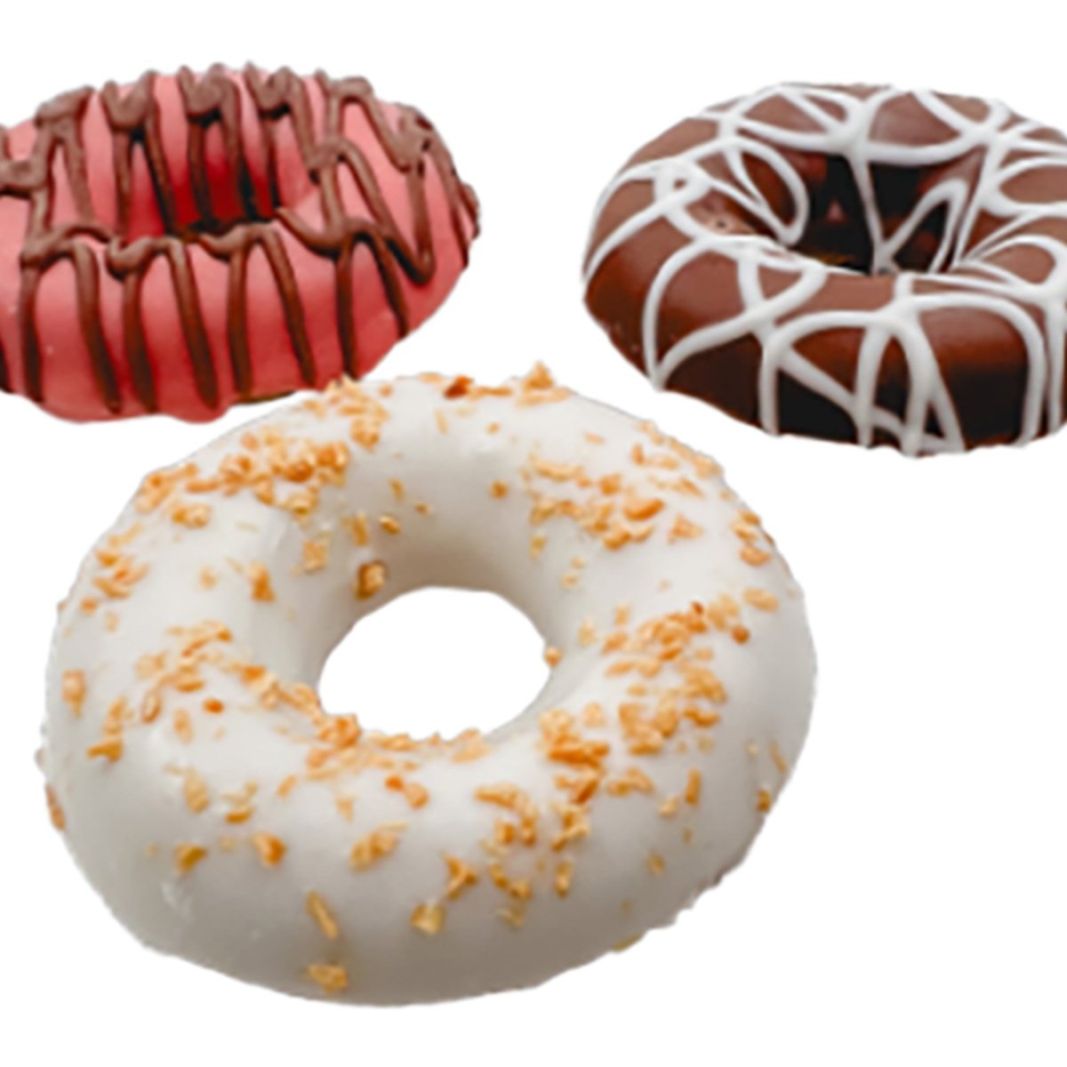 Bosco & Roxy's Dog Prepackaged Everyday Donuts Cookies In Merch - 6 Pack - Pets Perfect