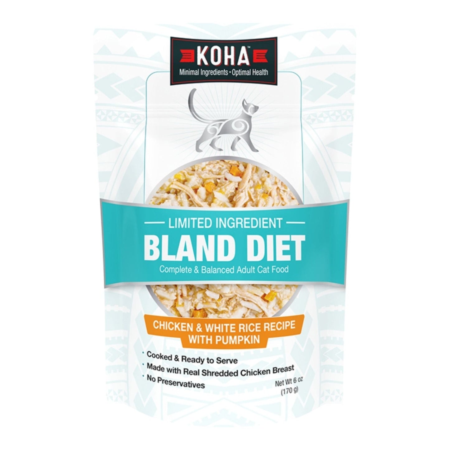Koha Cat Bland Diet Chicken & Rice, 6 oz 12 ct