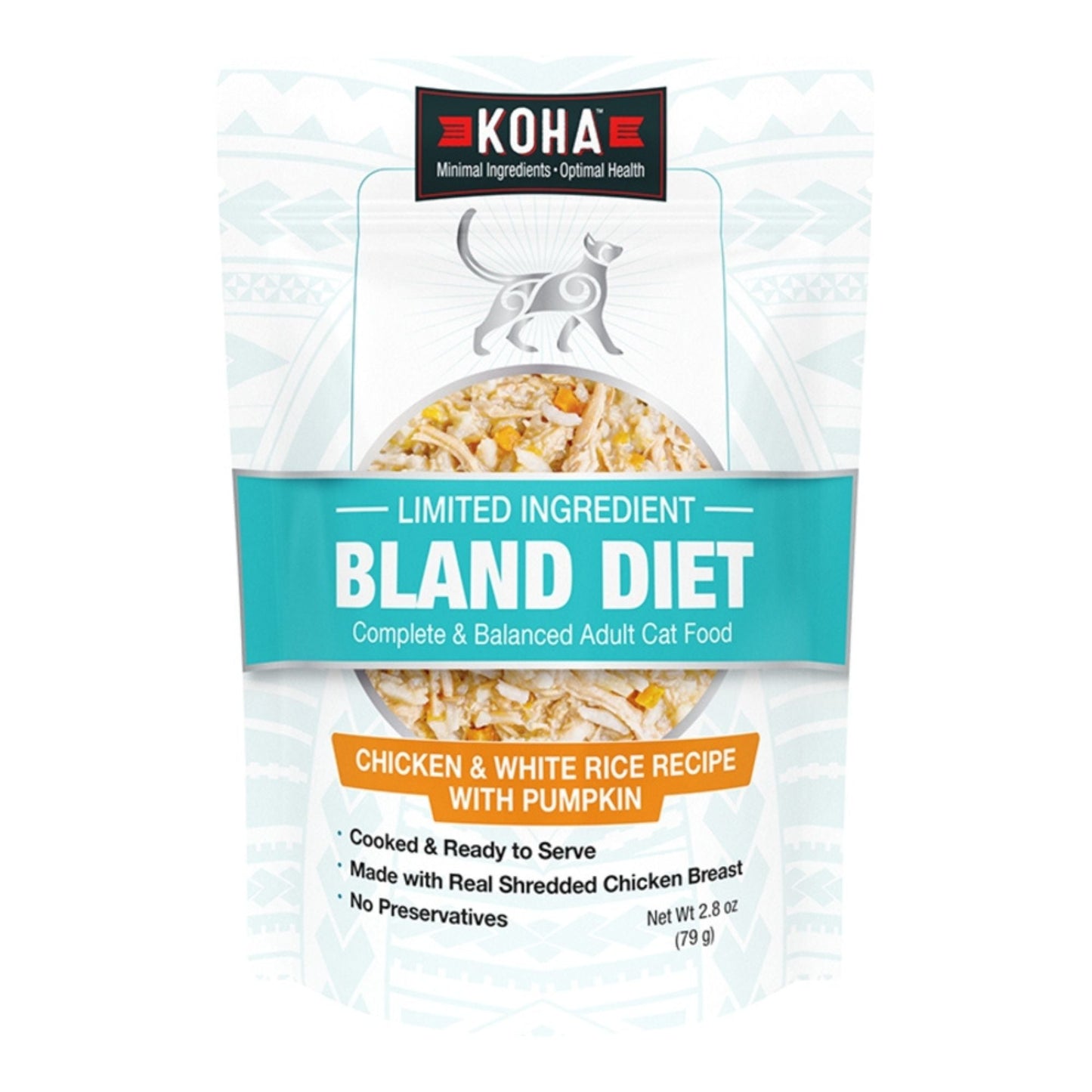 Koha Cat Bland Diet Chicken & Rice, 2.8 oz 24 ct